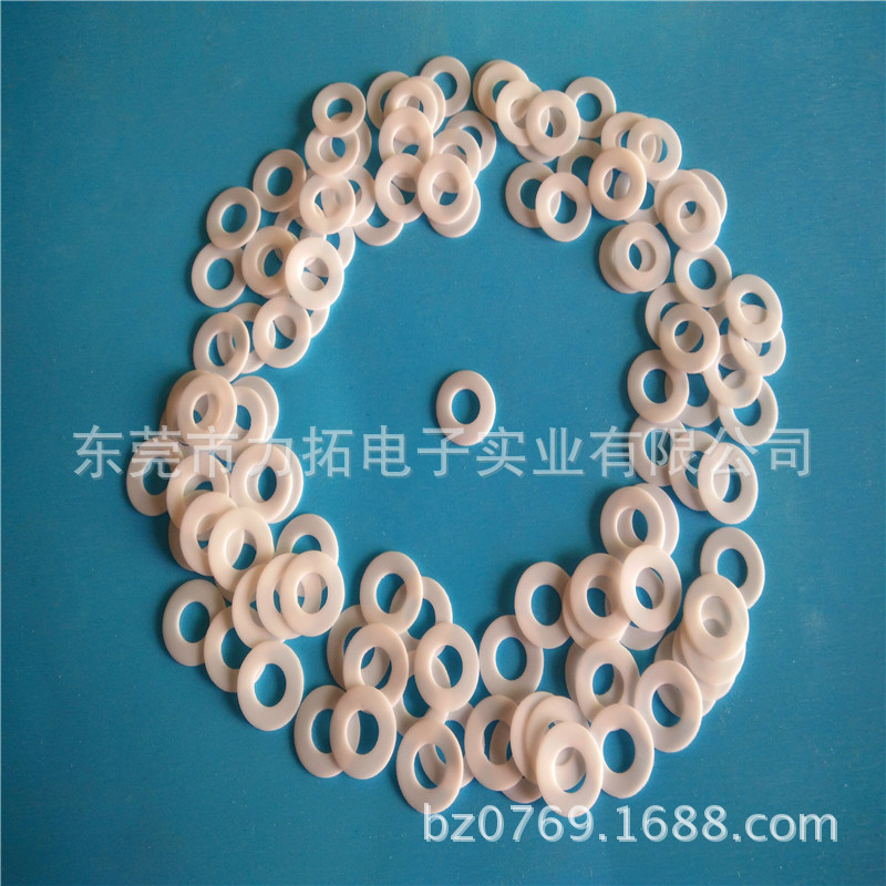 供應(yīng)力拓密封墊片白色塑膠絕緣圓墊圈M7*16MM等型號規(guī)格,尼龍墊片,鐵氟龍墊片,PVC墊片,PET墊片｜PORON墊
