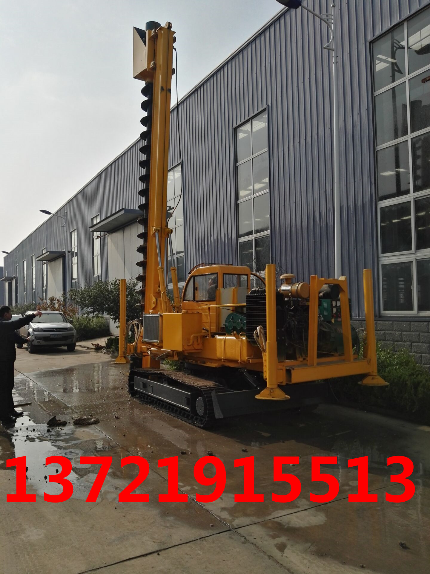 360度可旋轉(zhuǎn)液壓錘打樁機(jī)廠家直銷