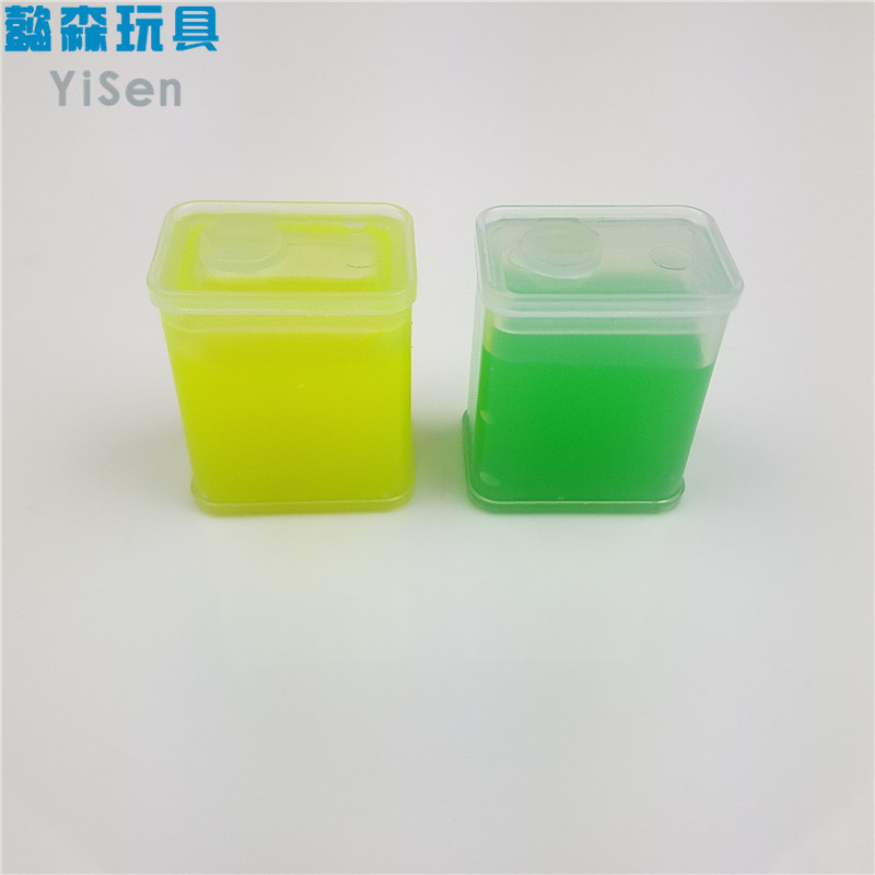 新款方形油罐slime putty沙皮胶鼻涕胶新奇创意整蛊玩具