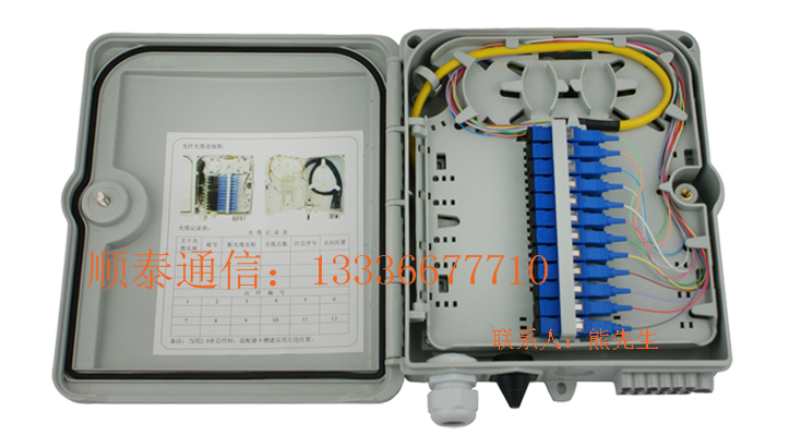中國(guó)電信SMC24芯光纖分纖箱圖片