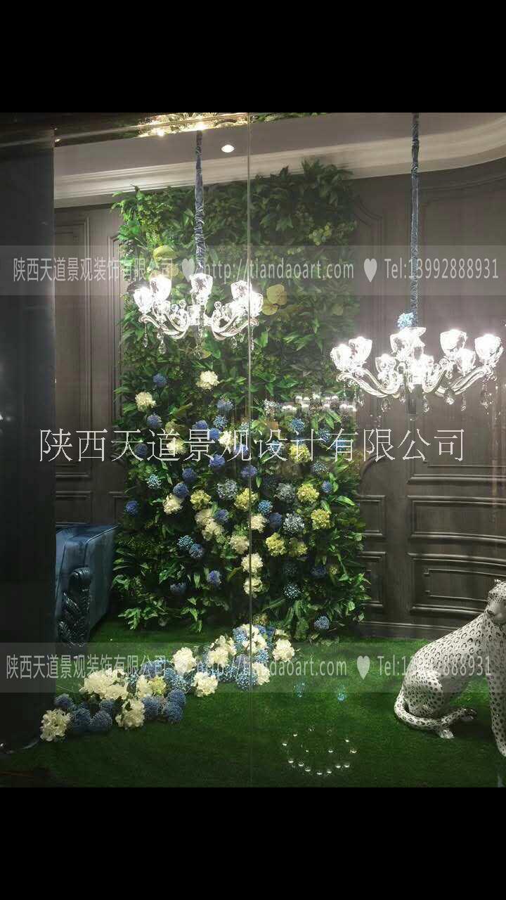 陜西西安仿真綠植墻  仿真植物墻