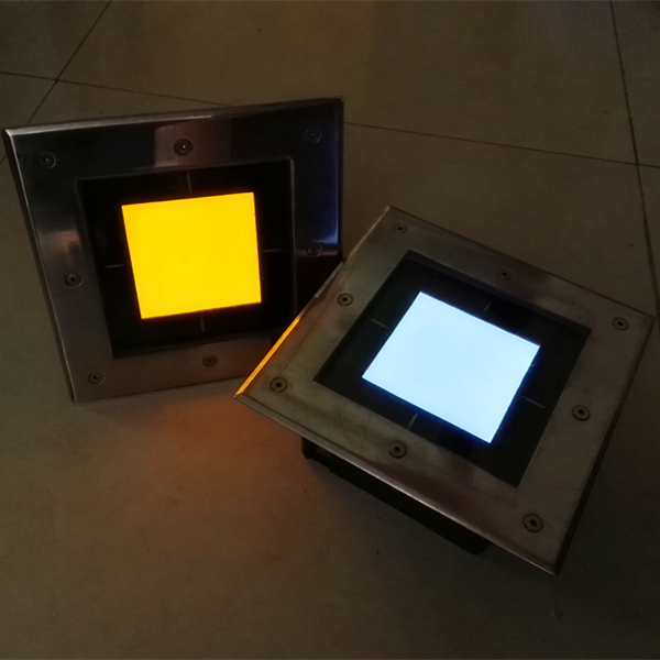 方形不銹鋼太陽能埋地燈圖片/方形不銹鋼太陽能埋地燈樣板圖 (2)