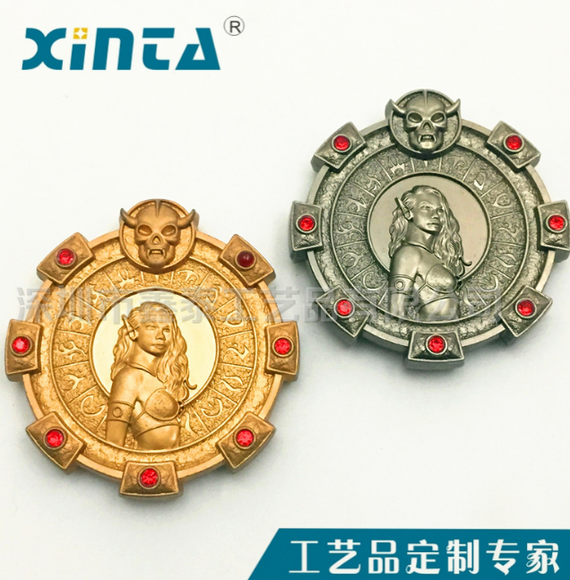 專業(yè)定做金屬徽章圖片