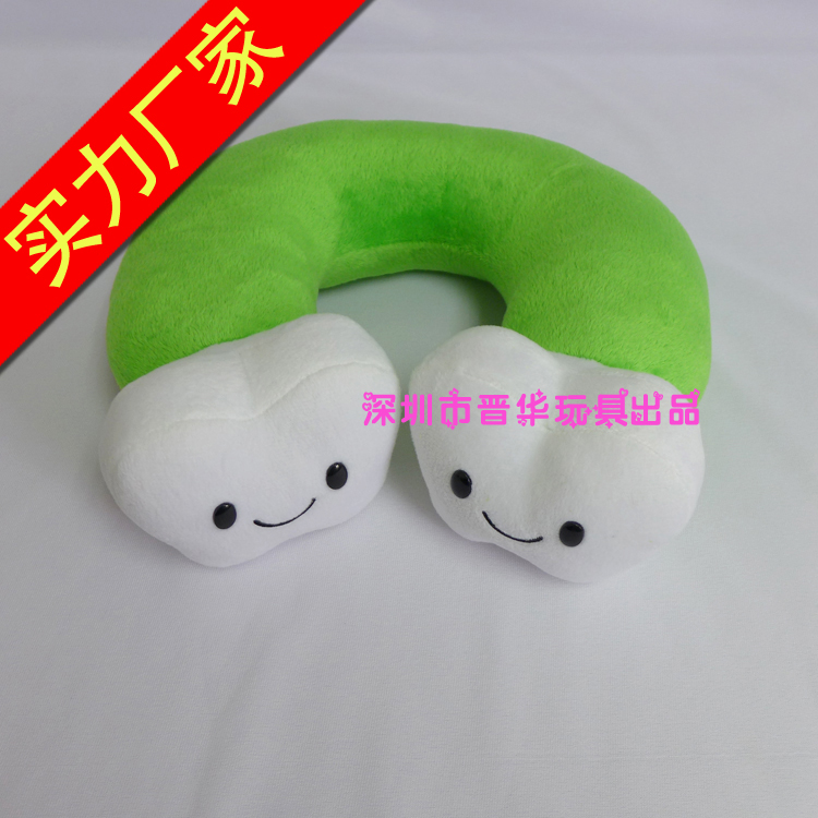 卡通U型枕護頸枕靠枕頸椎枕脖子u形枕微粒子午睡枕飛機枕旅行枕