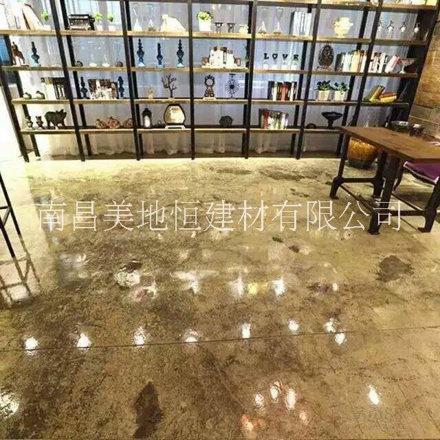 地恒水泥地面仿古地坪漆廠家 復(fù)古地坪漆 水泥地面耐磨復(fù)古地坪（黃古銅色）