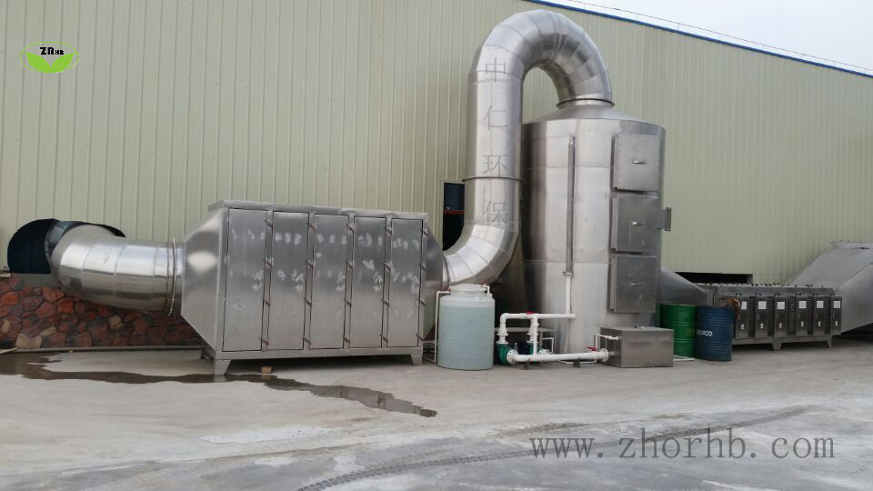 水噴淋式旋流板廢氣凈化塔圖片/水噴淋式旋流板廢氣凈化塔樣板圖 (2)