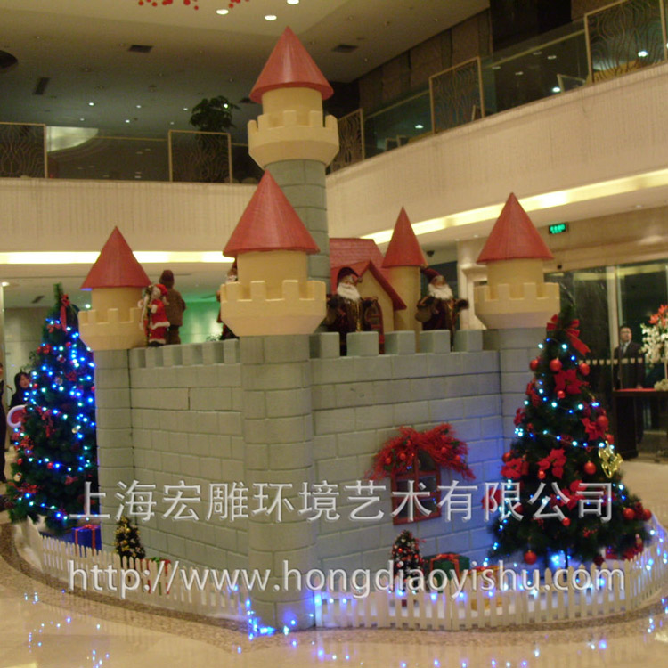 婚慶泡沫道具雕塑歐式城堡舞臺拱門圖片/婚慶泡沫道具雕塑歐式城堡舞臺拱門樣板圖 (2)