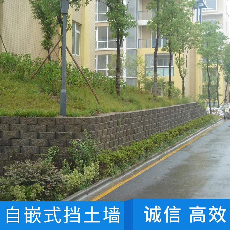 自嵌式擋土墻圖片/自嵌式擋土墻樣板圖 (2)
