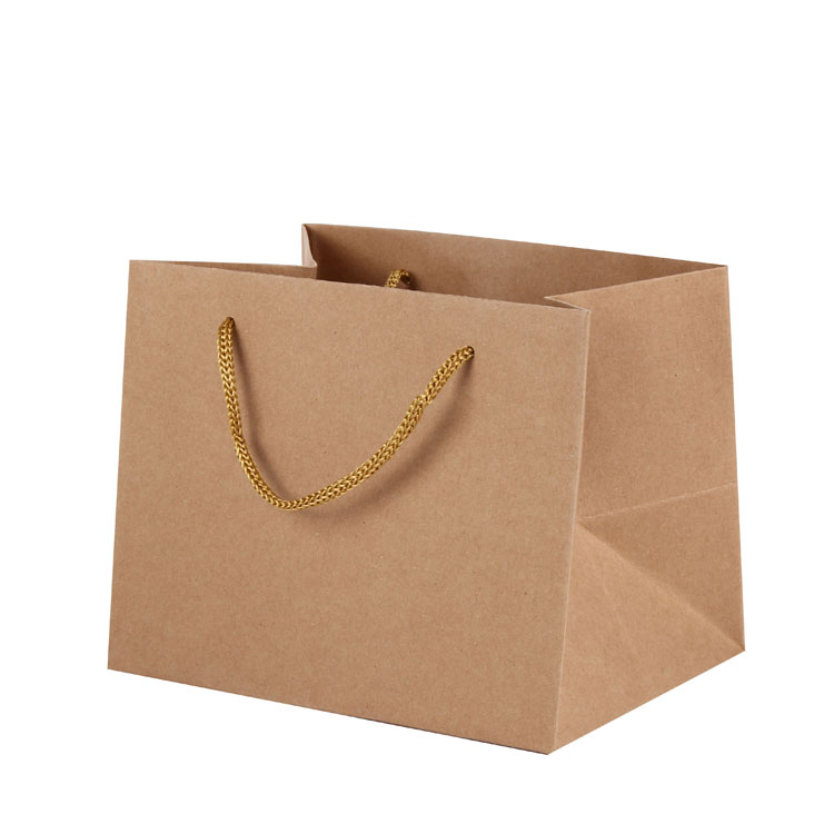 廠家定做加厚加寬牛皮紙袋現(xiàn)貨 方底外賣打包袋 快餐包裝袋外賣袋 加厚牛皮紙快餐包裝袋 外賣打包袋