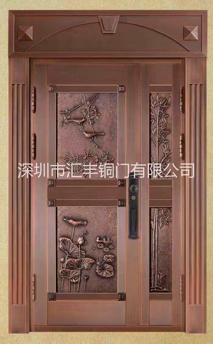 別墅純銅子母防盜門圖片/別墅純銅子母防盜門樣板圖 (4)