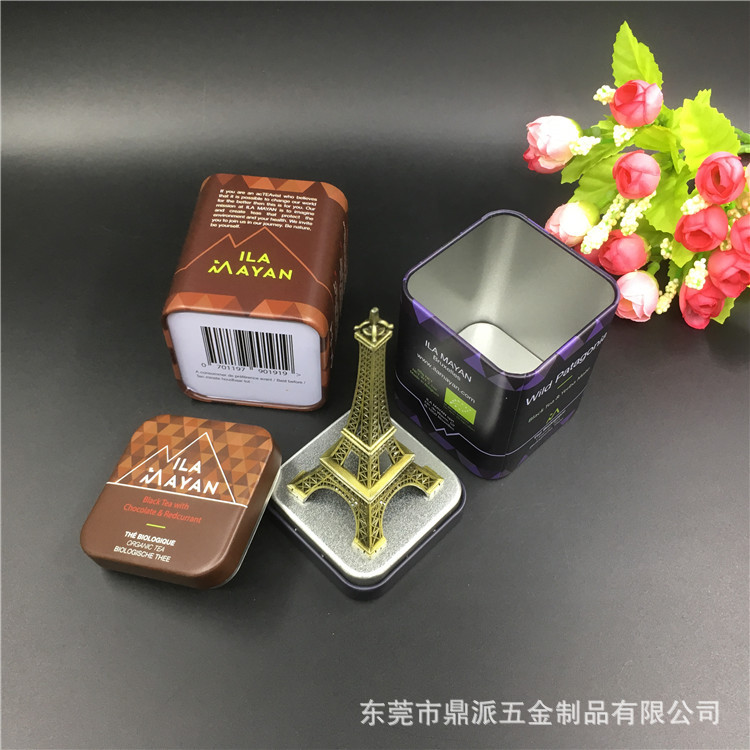 小方罐*包裝盒 馬口鐵正方形包裝 馬口鐵小正方罐