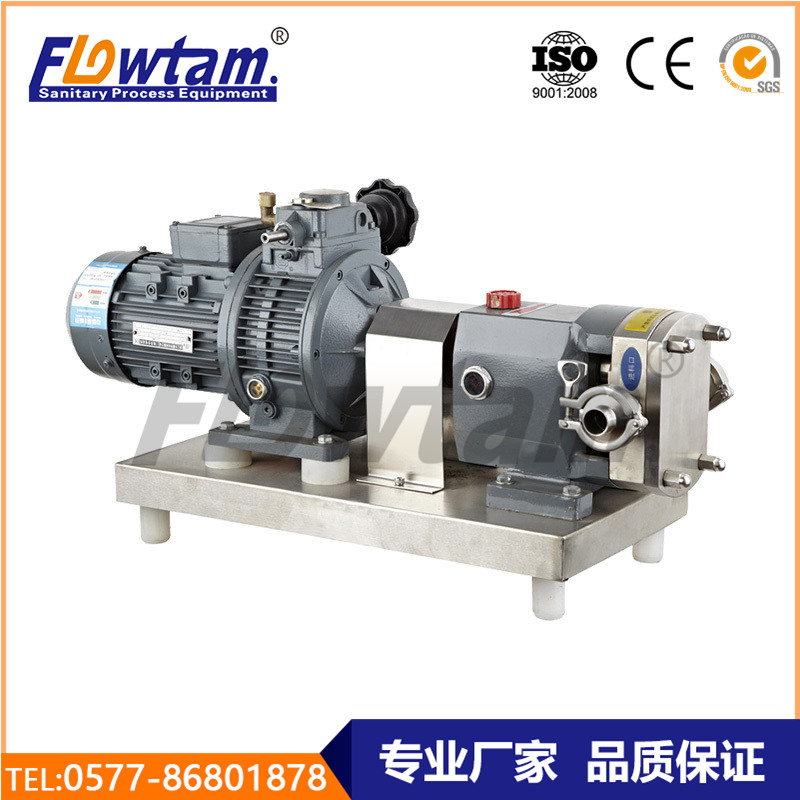 不銹鋼衛(wèi)生食品級移動化工保溫轉(zhuǎn)子物料泵 高濃度顆粒輸送膠水泵