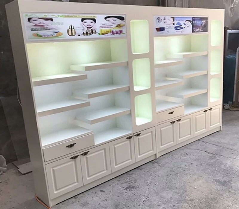 烤漆化妝品展示柜圖片/烤漆化妝品展示柜樣板圖 (1)