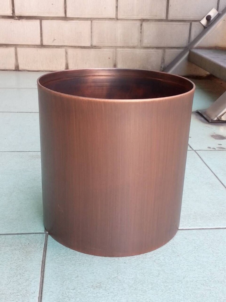 不銹鋼鍍紫銅花盆圖片/不銹鋼鍍紫銅花盆樣板圖 (4)