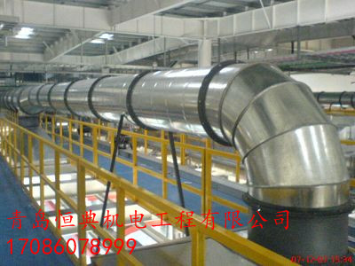 廠房除塵管道安裝圖片