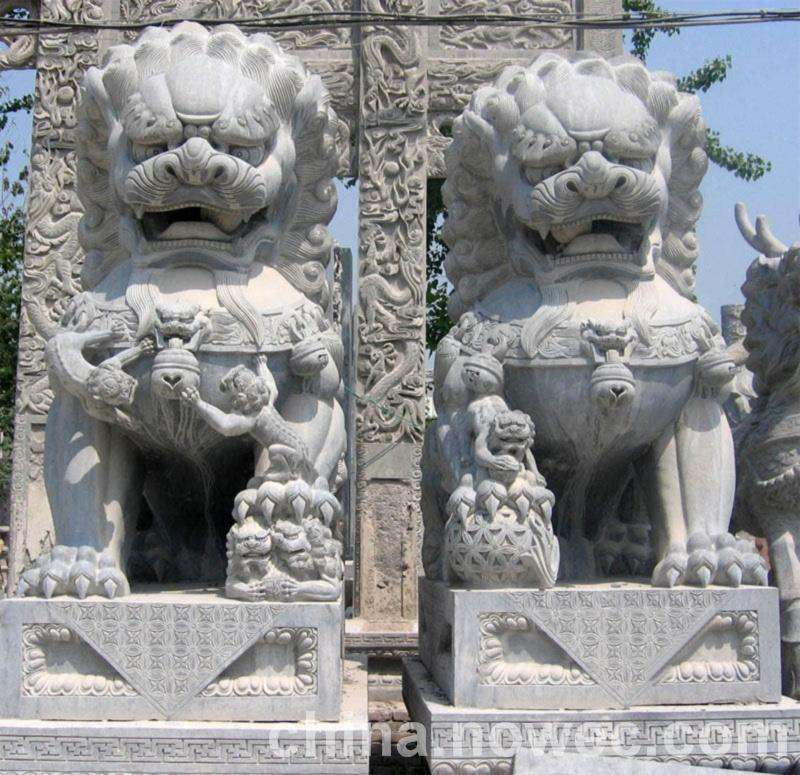 石獅子圖片/石獅子樣板圖 (3)