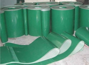 綠色pvc輸送帶,環(huán)形綠色皮帶圖片