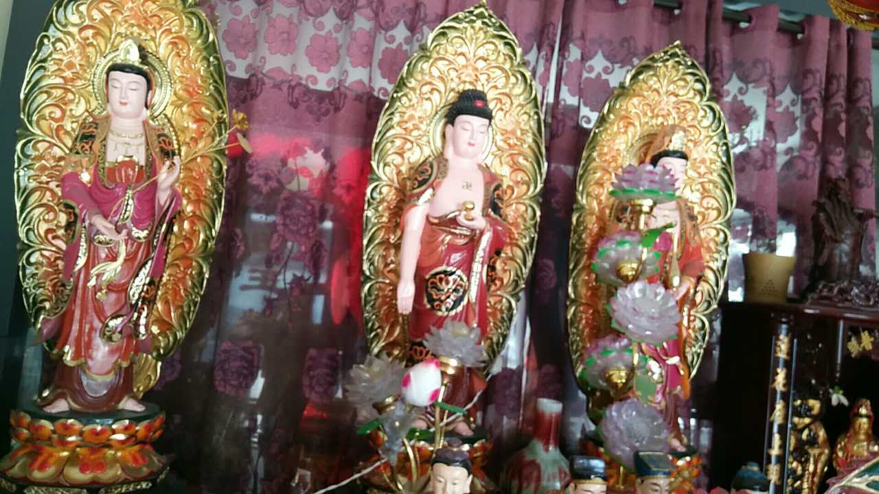 佛像西方三圣圖片/佛像西方三圣樣板圖 (4)