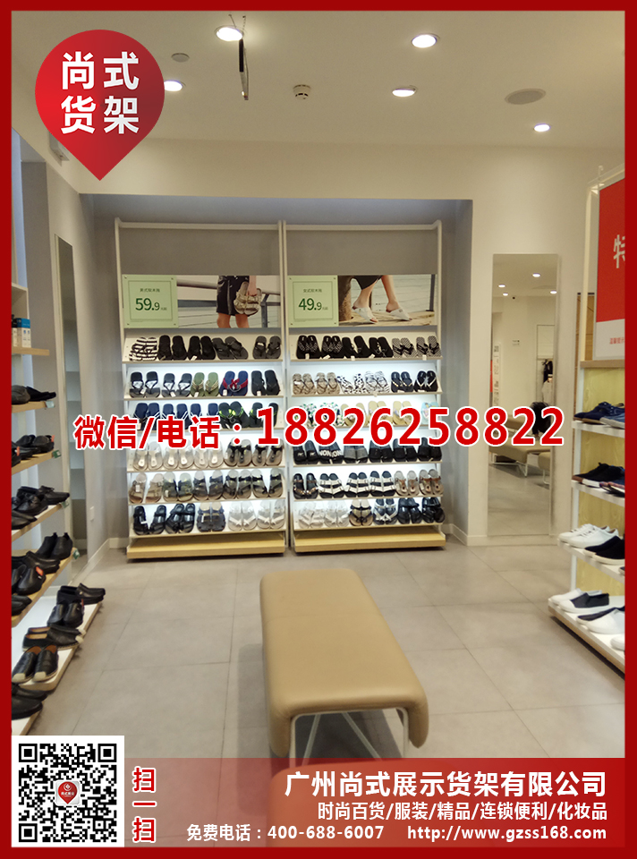 品牌衣服货架品牌内衣货架 热风展示柜 KM服装专卖店货架 厂家直销热卖服装货架 品牌衣服货架