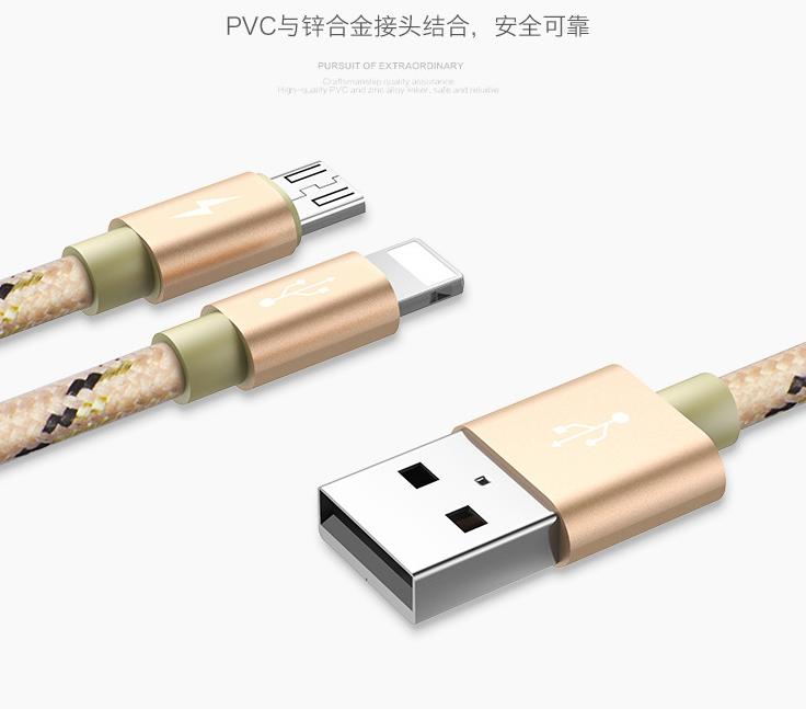 一拖二尼龍編織手機(jī)數(shù)據(jù)連接線圖片/一拖二尼龍編織手機(jī)數(shù)據(jù)連接線樣板圖 (2)