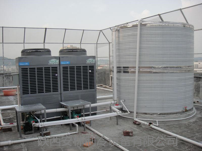 寶雞哪家空氣能熱水工程好、【陜西美的空氣能熱水工程陜西安林制冷公司】空氣能熱水工程價格