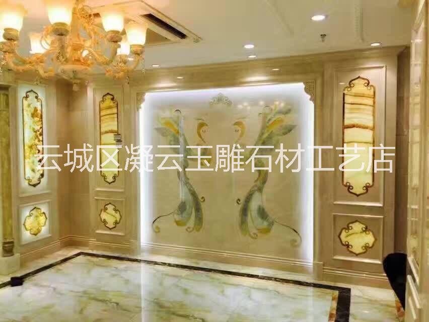 现代背景画广东石材厂家装电视背景 现代背景画广东石材厂家图片