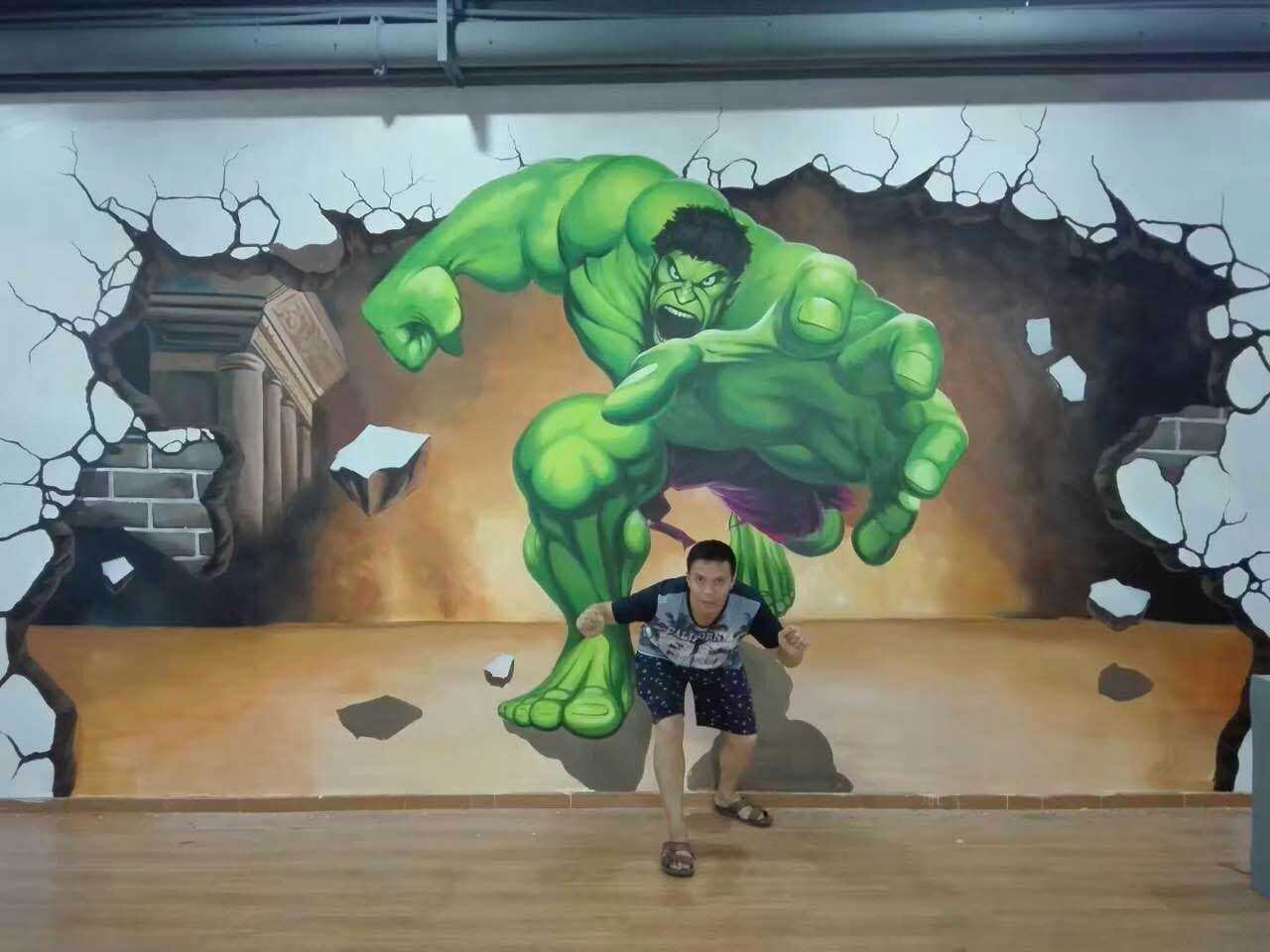 云浮墻繪、酒店壁畫、手繪3D壁畫圖片/云浮墻繪、酒店壁畫、手繪3D壁畫樣板圖 (3)