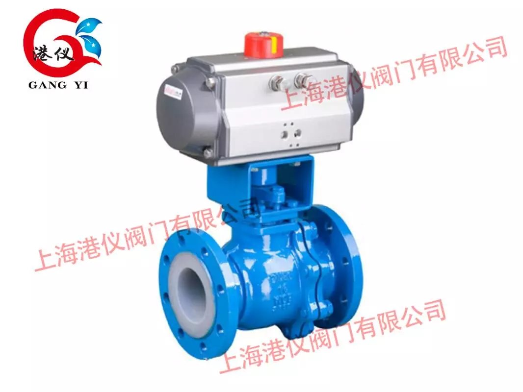 氣動襯氟球閥圖片/氣動襯氟球閥樣板圖 (1)