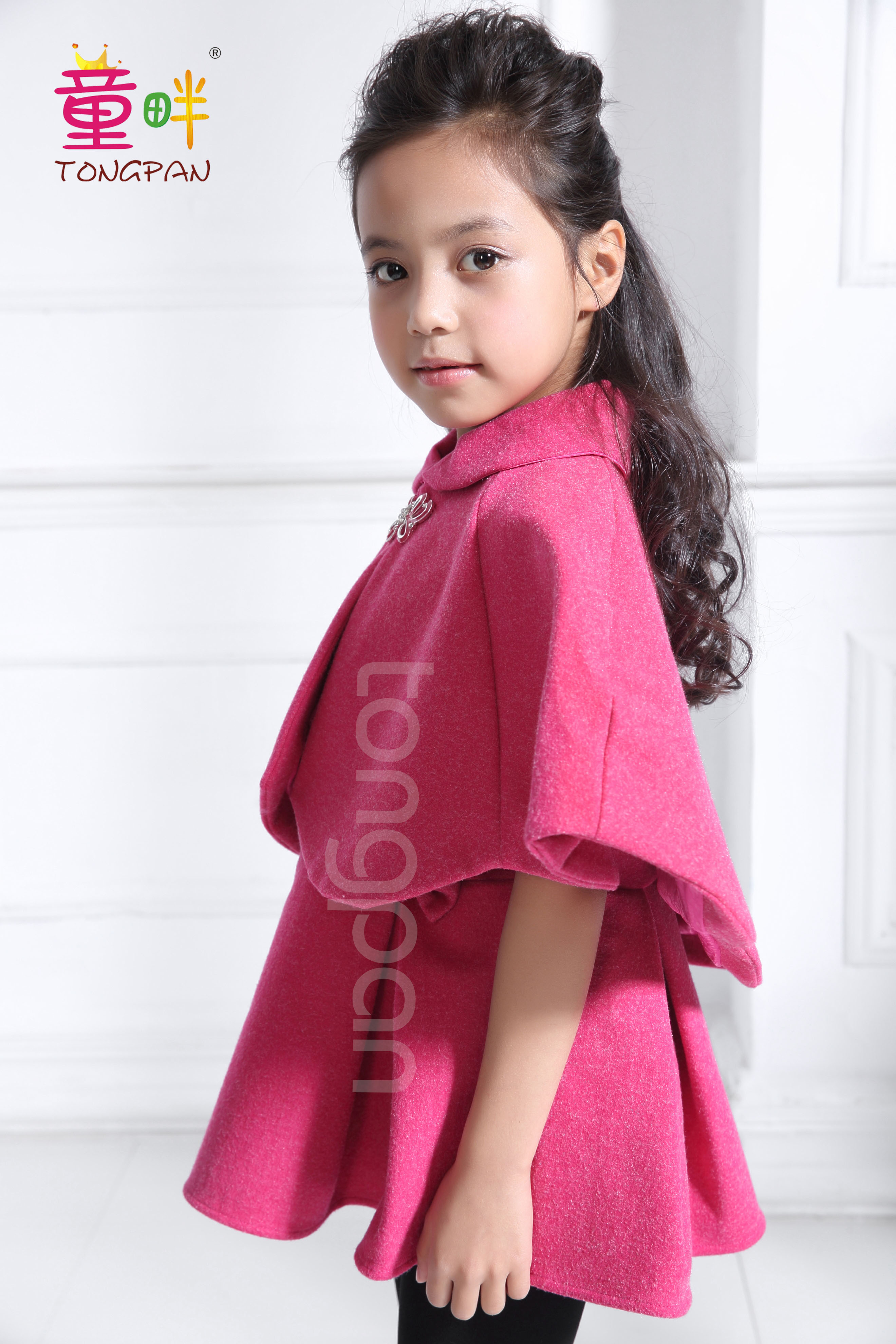 童畔兒童禮服蝙蝠袖外套可愛直筒裙圖片/童畔兒童禮服蝙蝠袖外套可愛直筒裙樣板圖 (2)