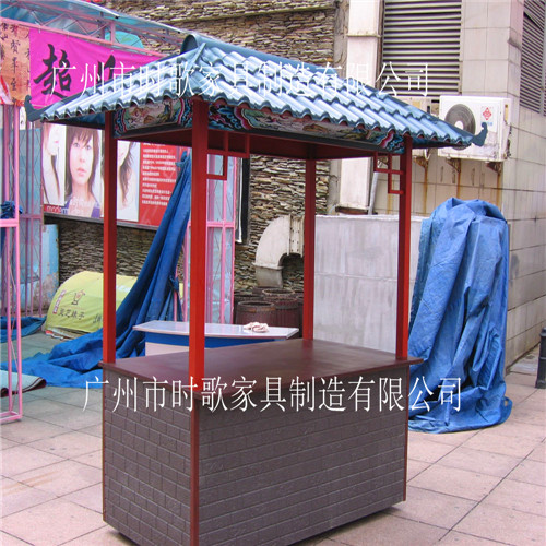 木制售貨車圖片/木制售貨車樣板圖 (1)