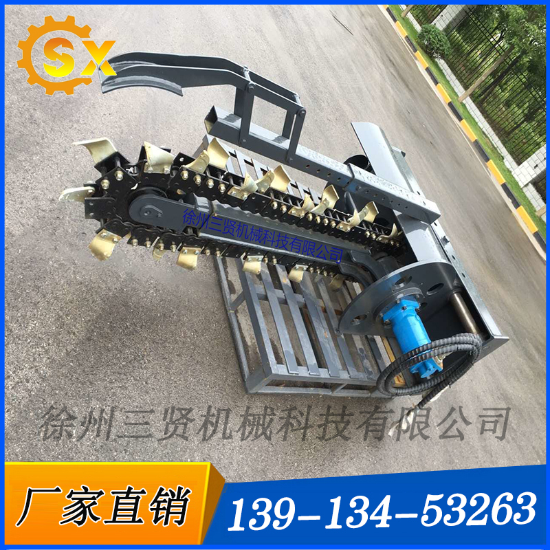 裝載機(jī)開(kāi)溝機(jī) 大型開(kāi)溝機(jī)機(jī)圖片