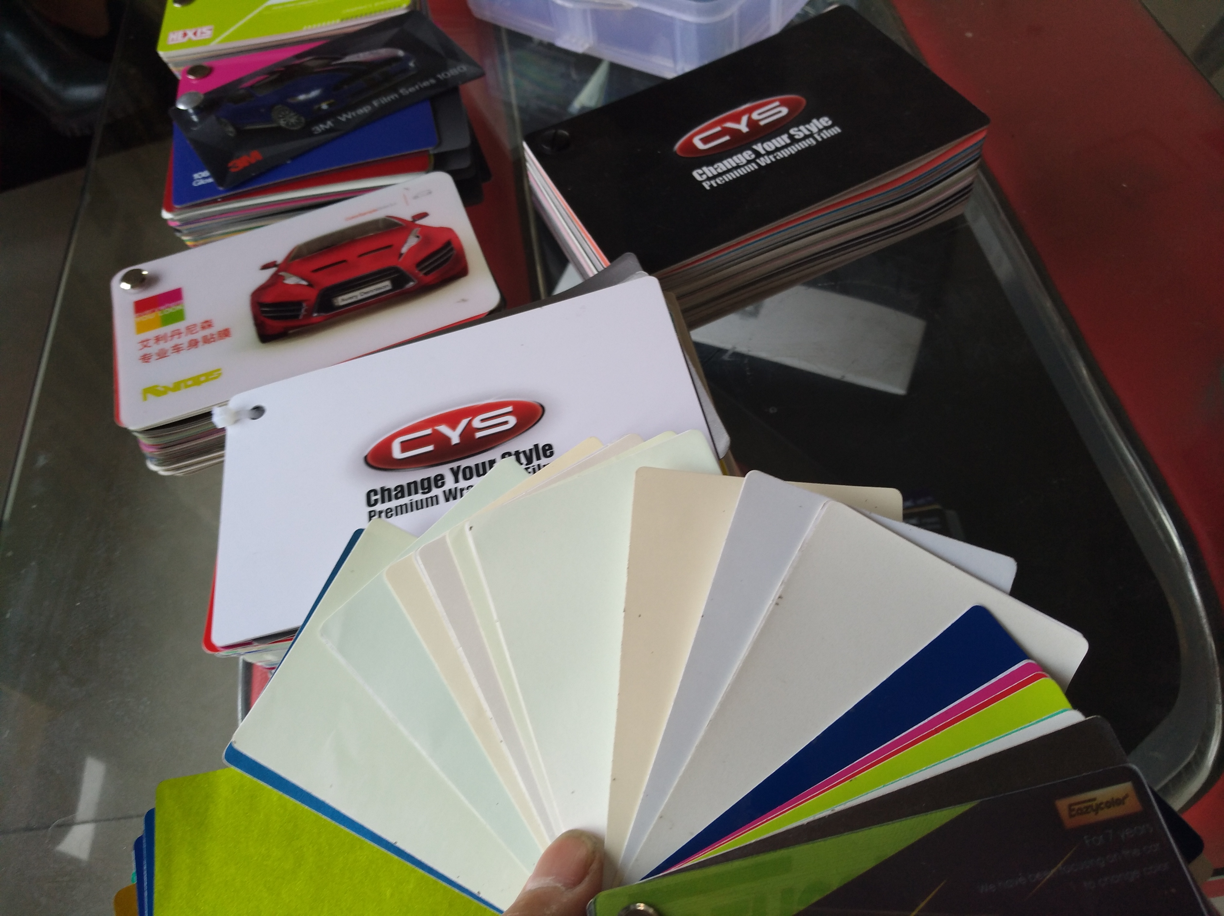 改色膜色卡圖片/改色膜色卡樣板圖 (3)