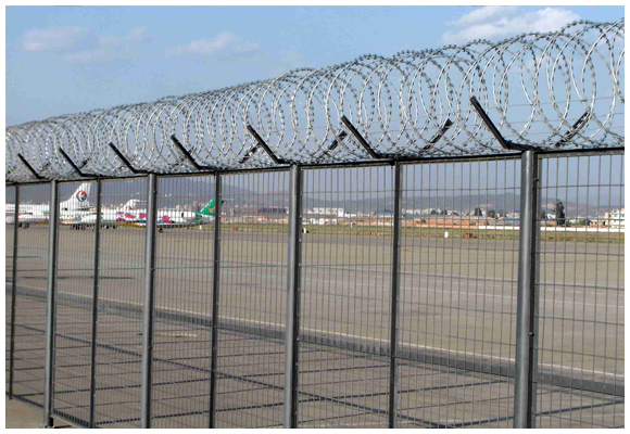 機場隔離柵圖片/機場隔離柵樣板圖 (4)