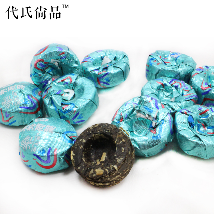 普洱茶 熟茶 荷葉 迷你小沱茶圖片/普洱茶 熟茶 荷葉 迷你小沱茶樣板圖 (2)
