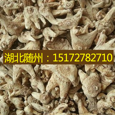 湖北白芨 干貨 紫花三叉圖片