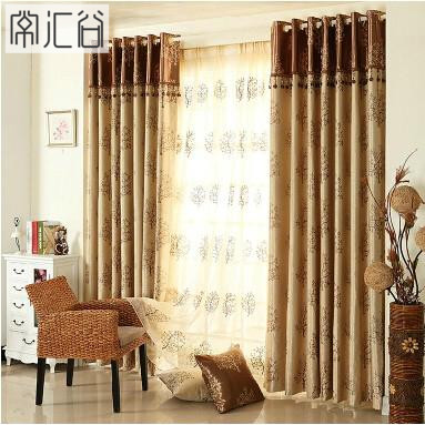 新品布藝現(xiàn)代成品窗簾布高檔客廳飄圖片/新品布藝現(xiàn)代成品窗簾布高檔客廳飄樣板圖 (1)