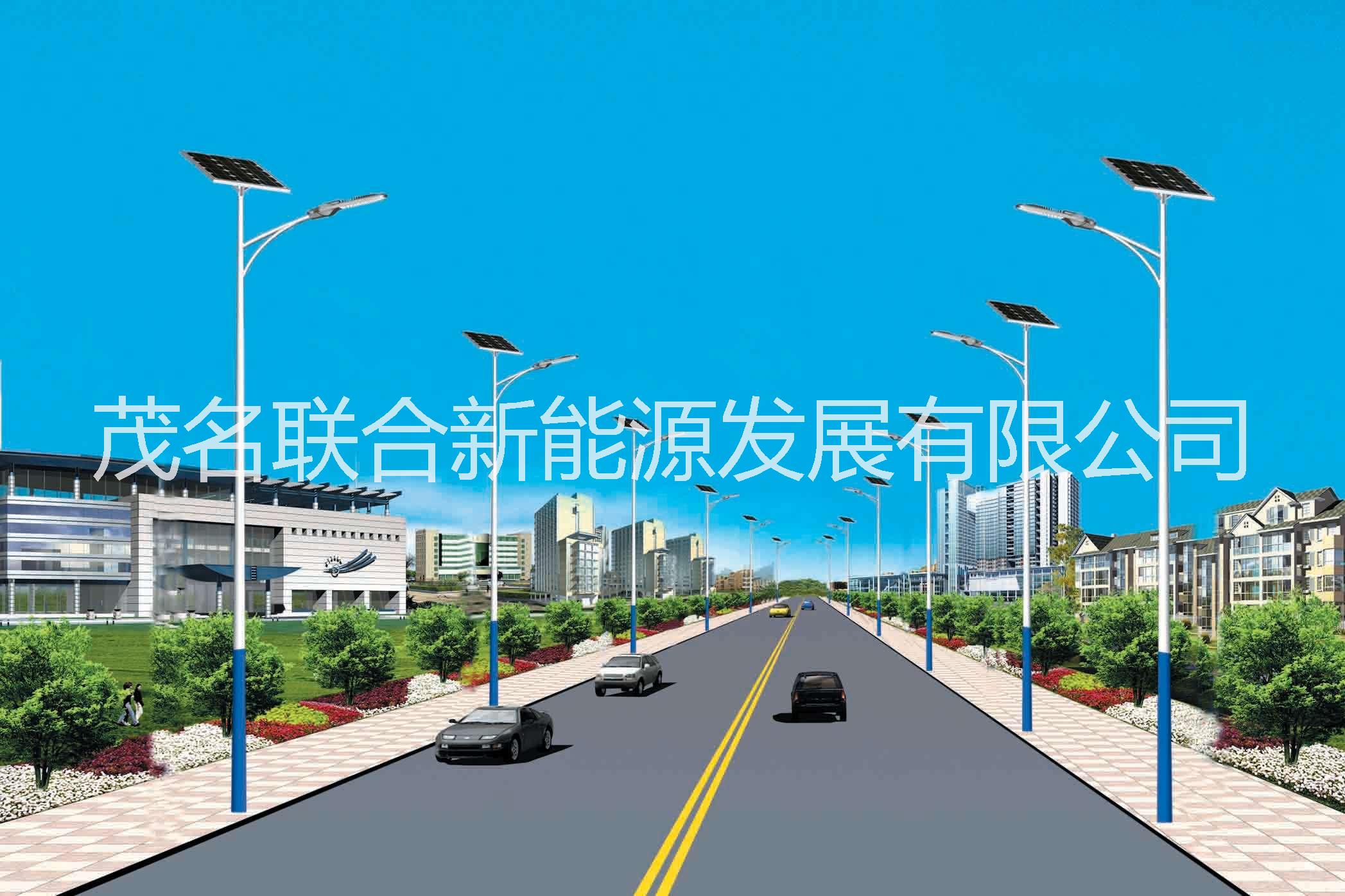 广州市政太阳能路灯工程改造方案|广州乡村道路太阳能路灯工程施工图片