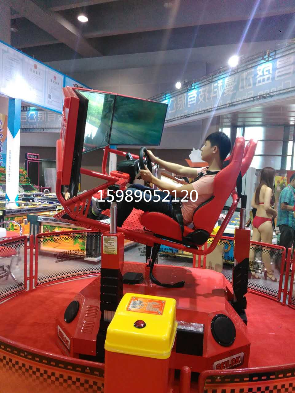 互動(dòng)時(shí)空360度賽車(chē)模擬器vr賽車(chē)設(shè)備加盟多少錢(qián)，廠家直銷(xiāo)