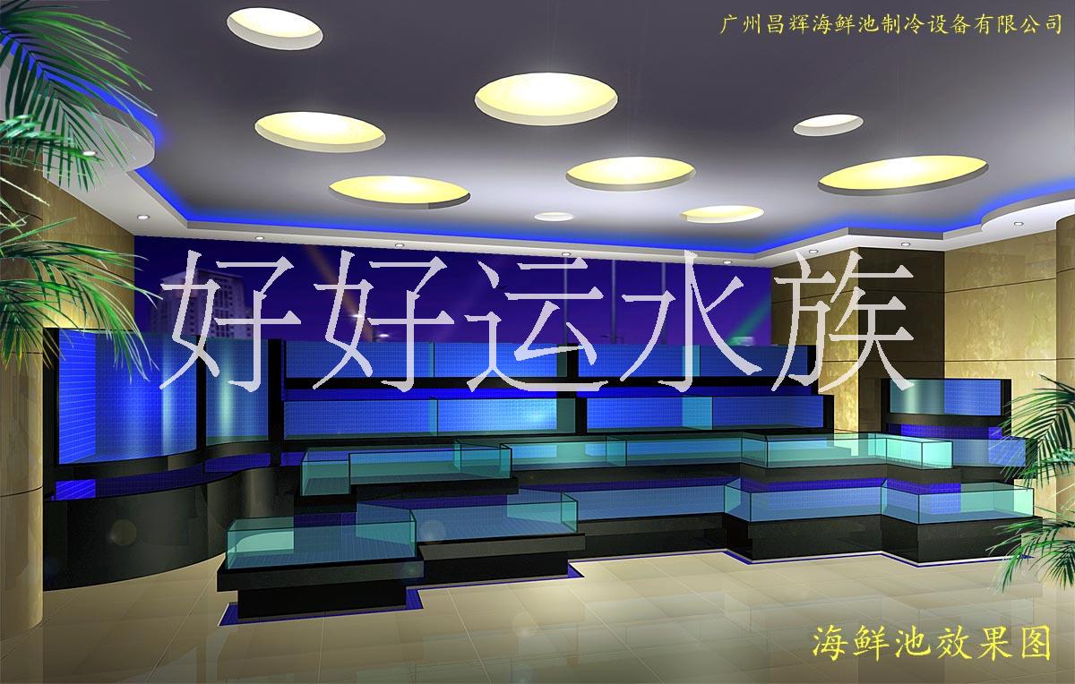 屏風(fēng)魚缸圖片/屏風(fēng)魚缸樣板圖 (4)