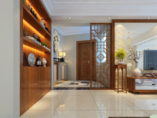 現(xiàn)代花園現(xiàn)代中式圖片/現(xiàn)代花園現(xiàn)代中式樣板圖 (2)