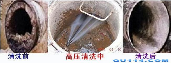 奉化工业管道疏通　各种清道疏通清理　高压清洗化粪池抽粪图片