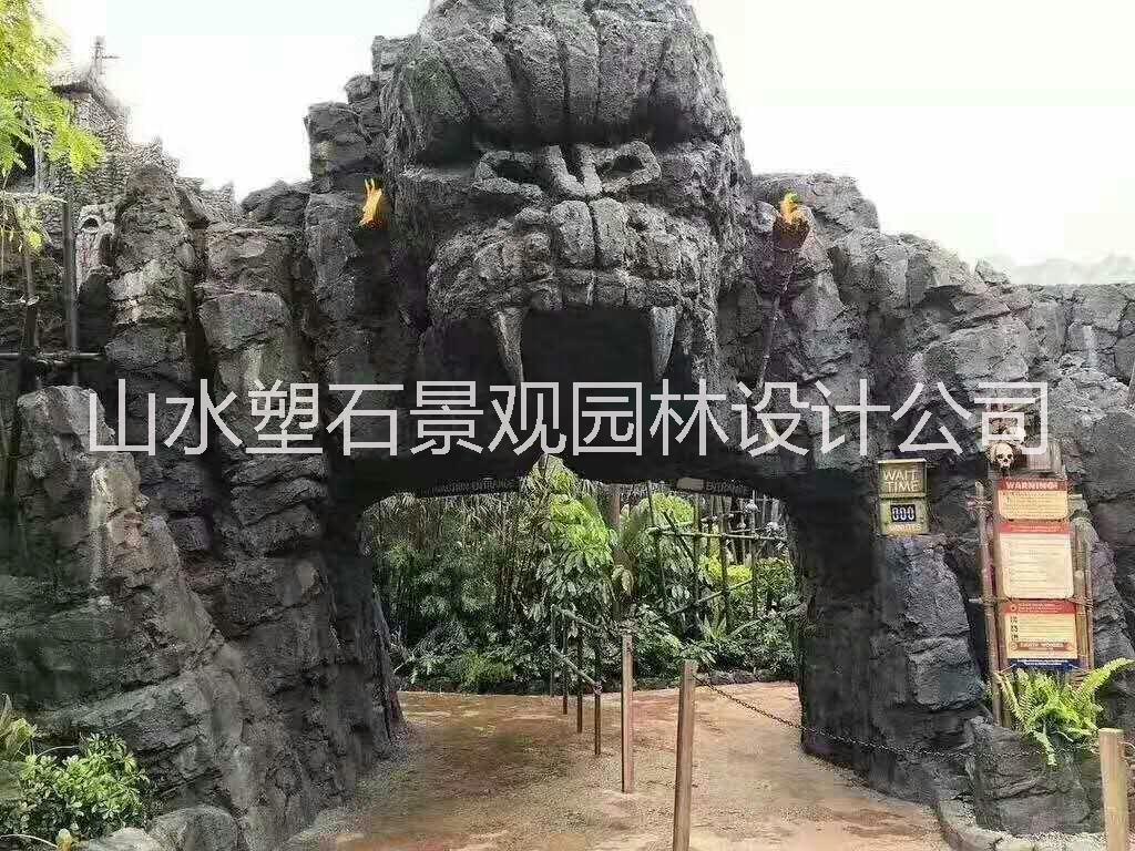 塑石水泥假山施工隊 室內(nèi)外園林景觀工程藝術(shù)設計 生態(tài)園 塑石