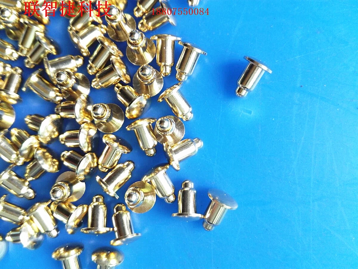 弧面形 圖釘式頂針 彈簧針 接觸