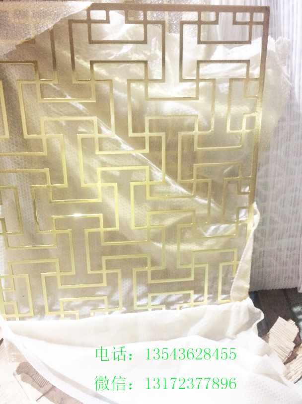 酒店不銹鋼屏風圖片/酒店不銹鋼屏風樣板圖 (4)