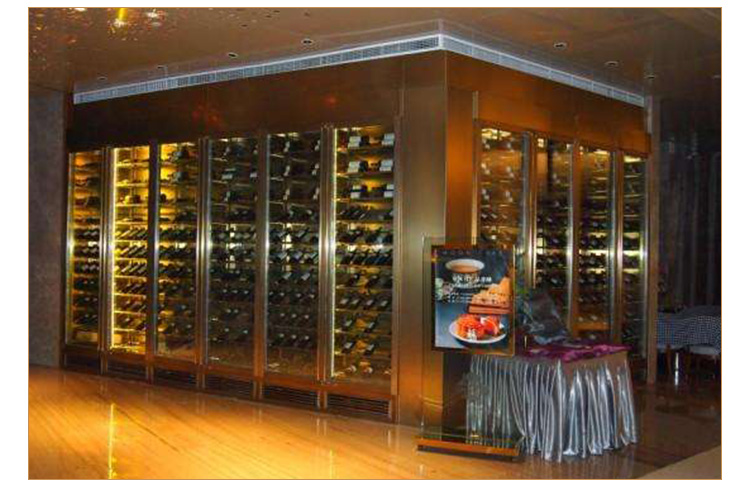 不銹鋼酒柜定制圖片/不銹鋼酒柜定制樣板圖 (1)