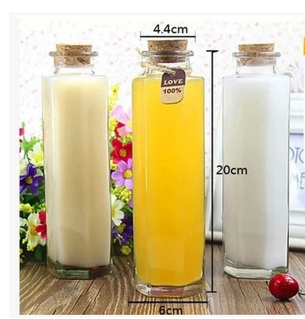 350ml錐形冷泡茶瓶飲料瓶 冰桔茶瓶奶茶瓶 透明磨砂帶圖案