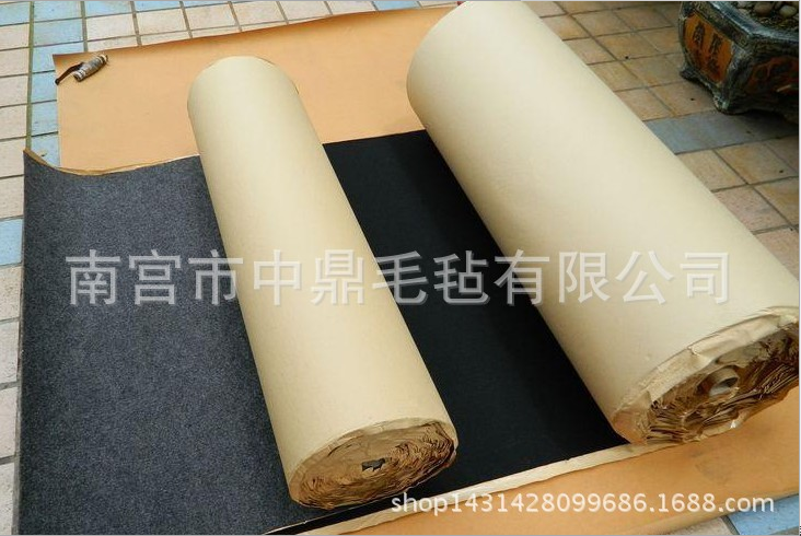 背膠毛氈 化纖隔音氈自粘 汽車隔圖片