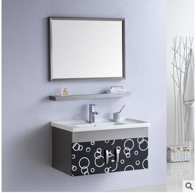 時(shí)尚掛墻式浴柜圖片