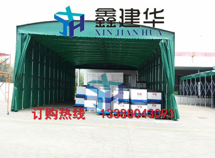 伸縮雨棚布圖片/伸縮雨棚布樣板圖 (1)