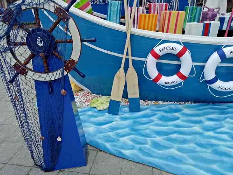 裝飾海盜船|景觀木船圖片